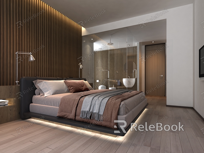 Modern Rooms Business Hotel Rooms model