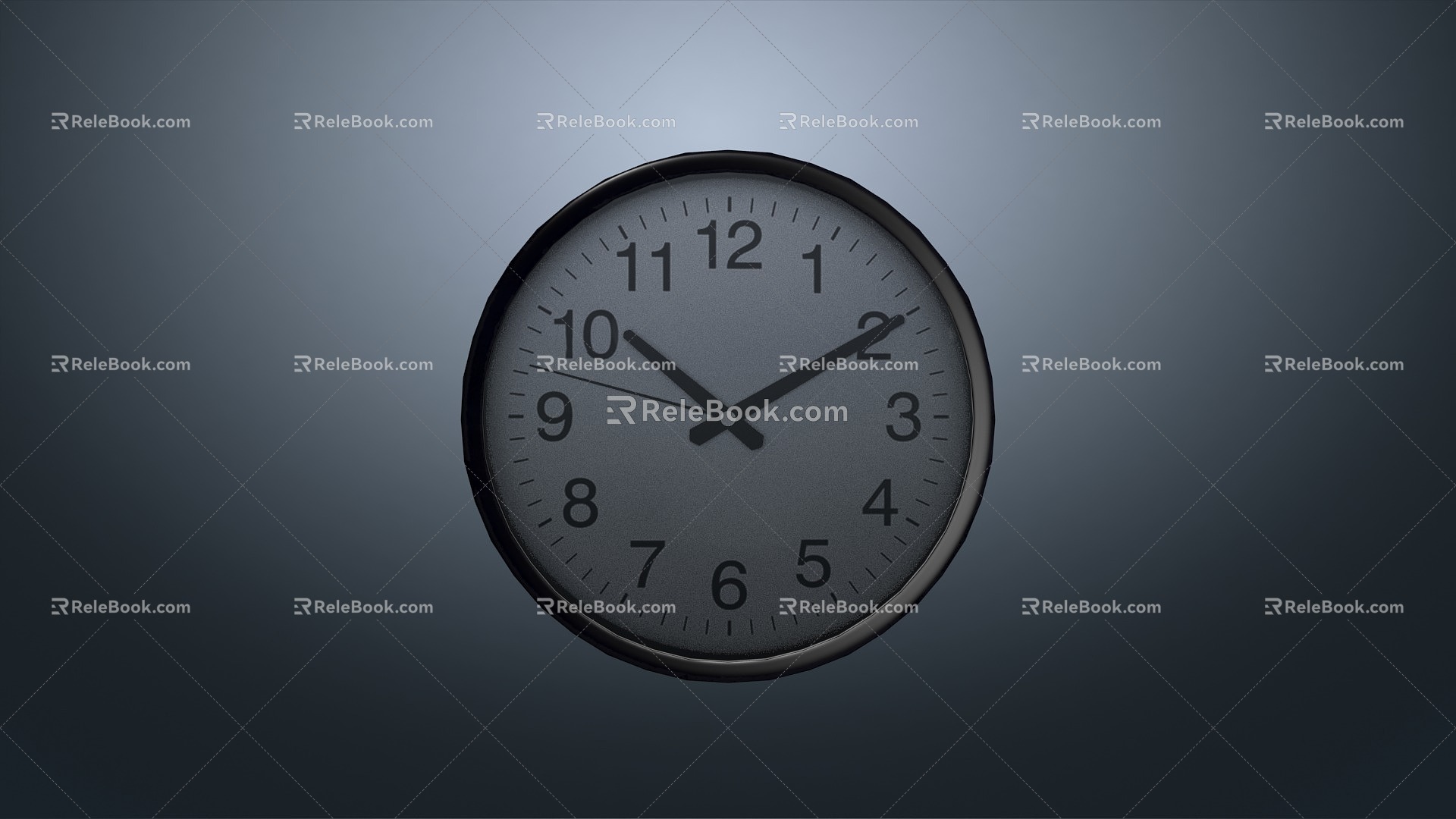 modern wall clock clock 3d model