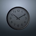 modern wall clock clock 3d model