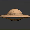 Ancient Copper Weapon Helmet with Decorative Holes Edge and Polished Surface