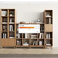 Modern Bookcase Bookshelf 3d model