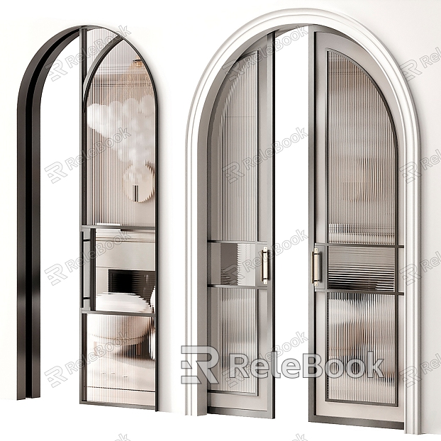 Changhong glass door arch door sliding door model