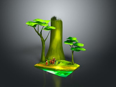 Game Environment Game Scene Fairy Tale Scene Fairy Tale Magic Scene Magic Item Fantasy Scene model