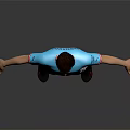 Man In Light Blue Manchester City Jersey Number 2 White Shorts Blue Socks Arms Outstretched