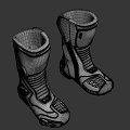White Tall Riding Boots With Sturdy Design Stylish Stitching And Protective Soles