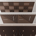 Modern Ceiling Modern Aluminum Square Ceiling Grille Ceiling Square Ceiling 3d model