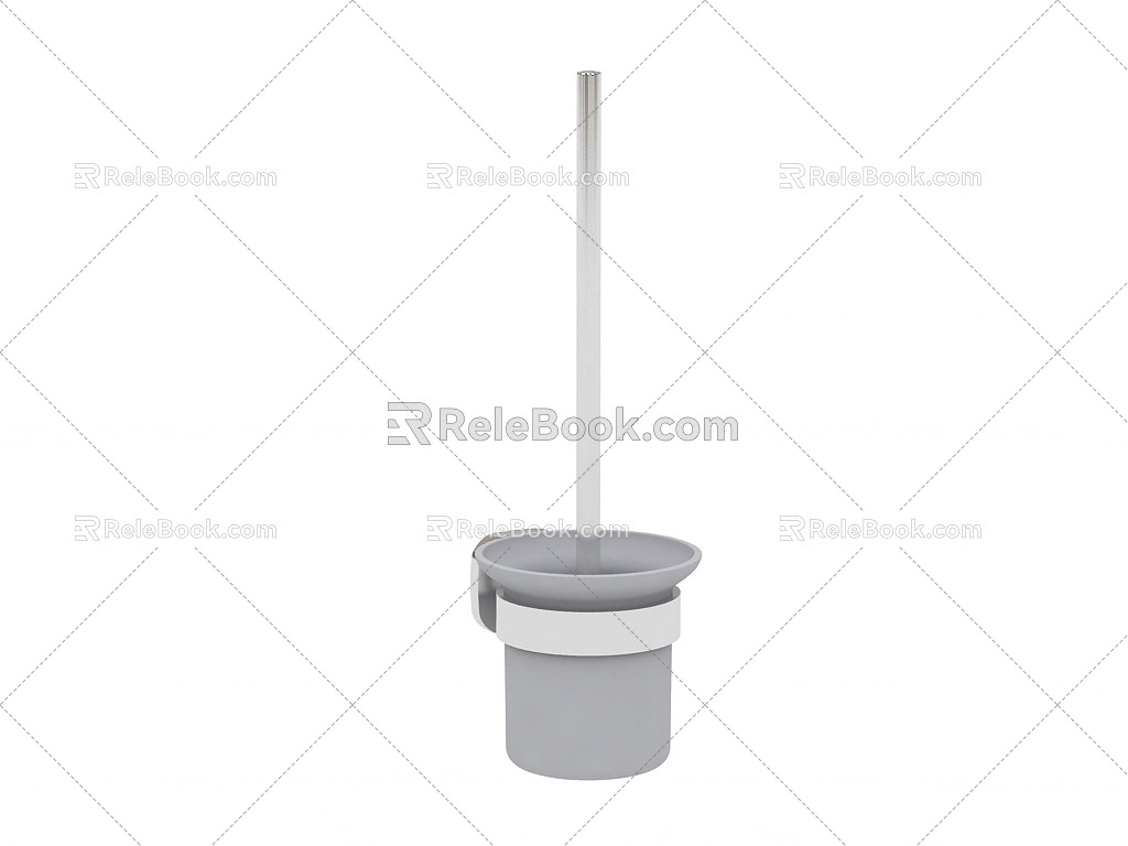 Modern toilet brush 3d model