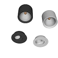 Modern Round Black And White Ceiling Mounted Downlights And Spotlights Lighting Fixtures