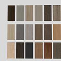 Wainscoting Samples With Various Colors And Wood Grain Patterns Neatly Arranged