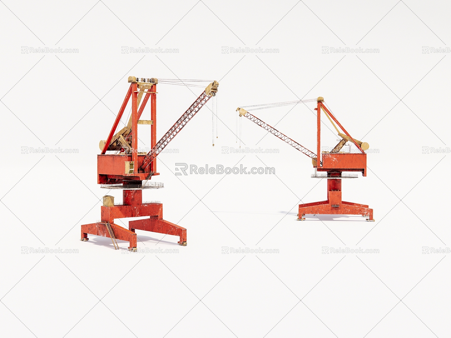 Old Crane 3d model