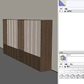 Modern Wooden Wardrobe Interior Design With Lattice Doors Light Panels And Drawers
