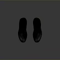 Stylish Grey Boots With Black Laces And Yellow Soles For Daily Wear