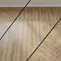 Wooden Flooring Components With Straight Herringbone Patterns And Black Lines Light Wood Texture 3d model