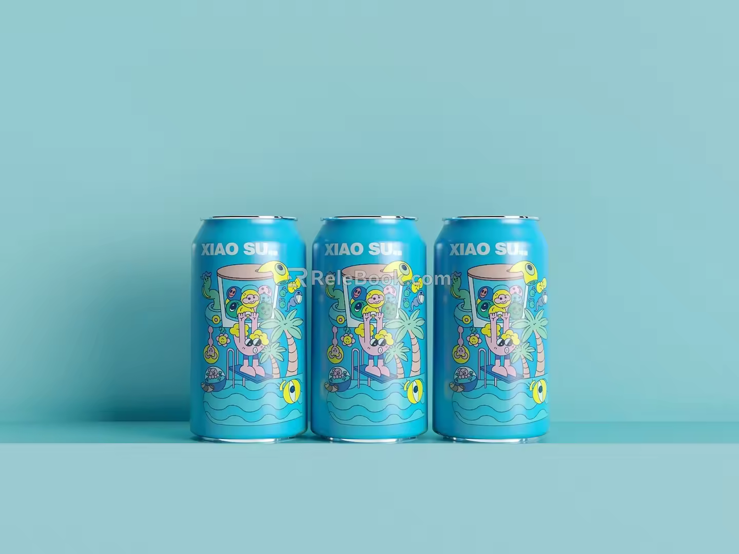 Beverage Juice Beer 3d model