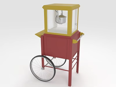 modern popcorn machine 3d model