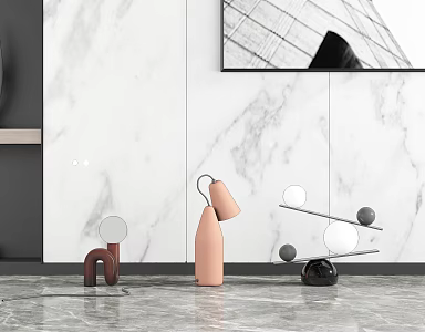 Modern Table Lamp Simple Table Lamp Combination 3d model