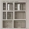Stylish Double Doors Design With Glass Panels And Wooden Frames For Interior Spaces