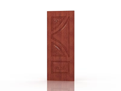 American door interior door 3d model