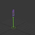 Modern detector temperature detector 3d model