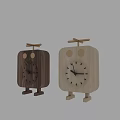 Alarm clock ornaments 3d model