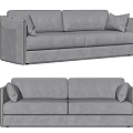 Modern double sofa 3d model