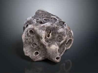 Grey Aquatic Sponge Marine Animal With Porous Surface And Textured Structure Features 3d model