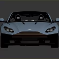 Sleek Blue Sports Car With Black Roof And Aerodynamic Exterior Design