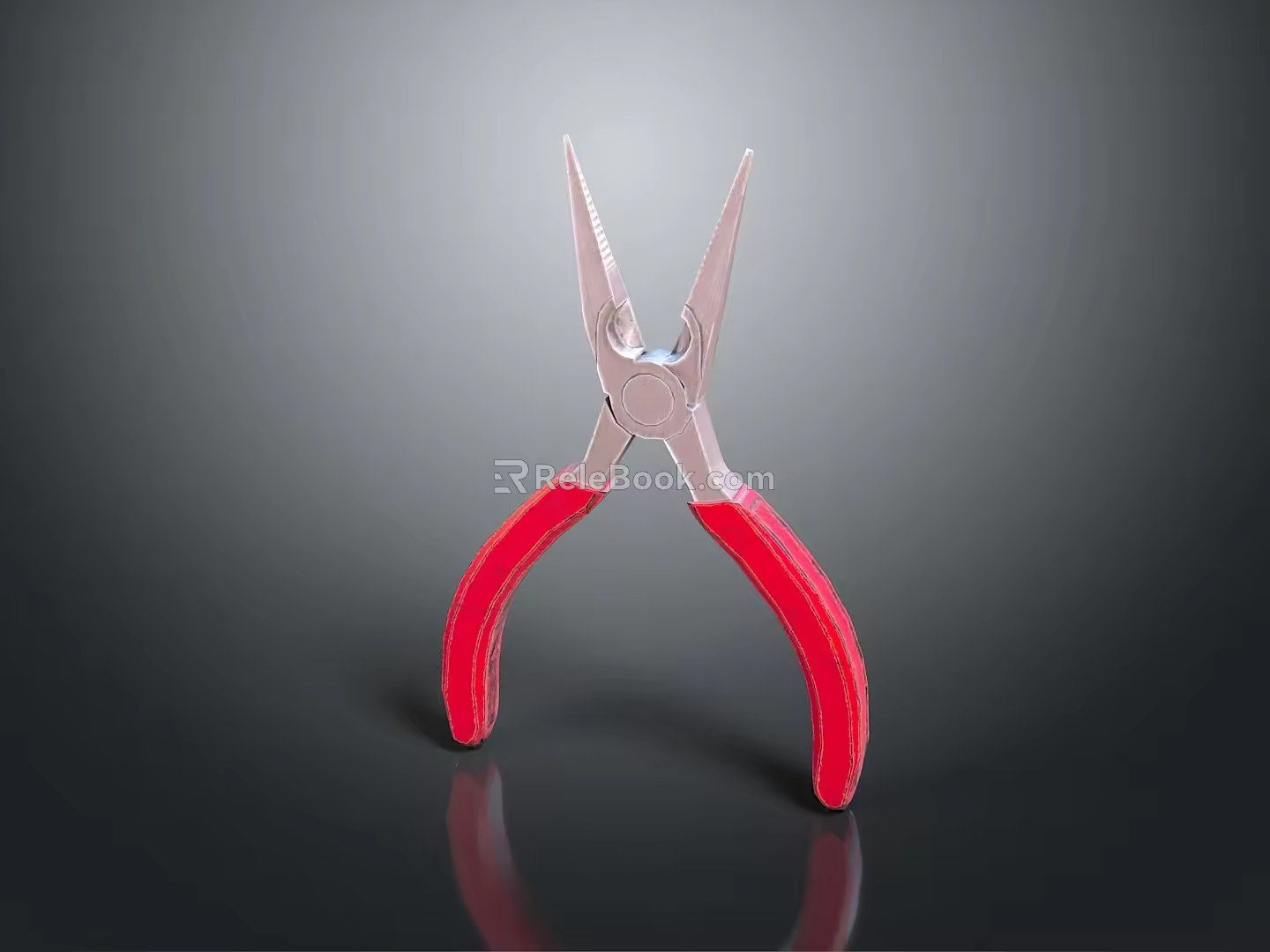 Pliers needle-nose pliers bench vise wrench tool hardware tools processing tools furniture 3d model