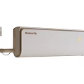 Gomecify Wall Mounted Air Conditioner Modern Sleek Design With Beige Exterior And Brand Logo