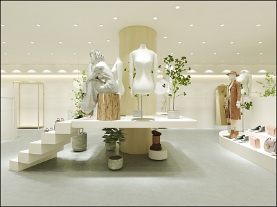 Modern Women's Shop 3d model