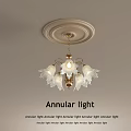 American Style Annular Ceiling Chandelier For Modern Home Indoor Luxury Lighting