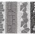 Natural Garden Stepping Stones Design With Slate Pebble And Irregular Stone Path