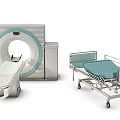 Advanced Medical Equipment Featuring CT Scanner And Mobile Hospital Bed For Healthcare