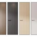 Swing Doors in Different Colors with Wooden and White Finishes for Modern Home