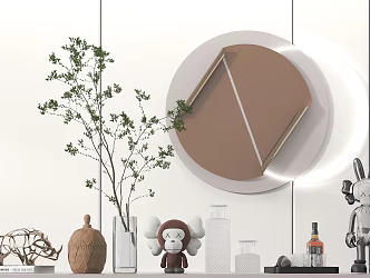 Modern ornaments combination 3d model