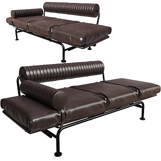 modern sofa stool leisure sofa 3d model