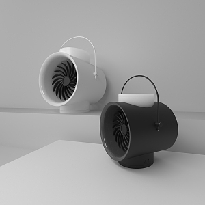 Nordic high-end versatile fan 3d model