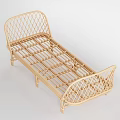 Nordic Bed End Stool Bench 3d model