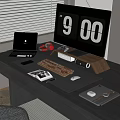 modern computer 3d model