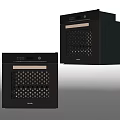 Black Kitchen Appliances With Glass Door And Modern Sleek Design Features