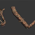 Industrial Copper Pipe Fittings with Elbow Joints and Straight Pipes