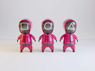 Modern Toy Handset 3d model