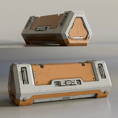 Sci-Fi Box 3d model Sci-Fi Box 3d model