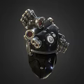 Mechanical Heart Machine Heart Cyberpunk Heart Steampunk 3d model