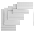 Stylish Neutral Tone Window Blinds With Black Trim And Pull Cords