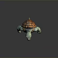 Turtle Cartoon Turtle Snapping Turtle Chickbill Turtle Reptile Cold Blooded Animal Reptile Class 3d model