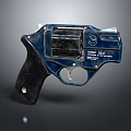 Smith Wesson Model 29 2 Blue Revolver Weapon With Black Grip And Classic Design