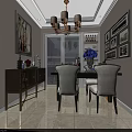 Bright Modern Living And Dining Space With Custom White Storage Cabinets And Polished Marble Floors
