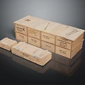 Sturdy Wooden Crates For Storage With Stacked Design And Various Sizes