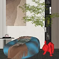 Modern Lazy Sofa 3d model
